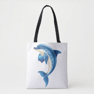 Lächelnder T - Shirt von Delphin Kids Tasche