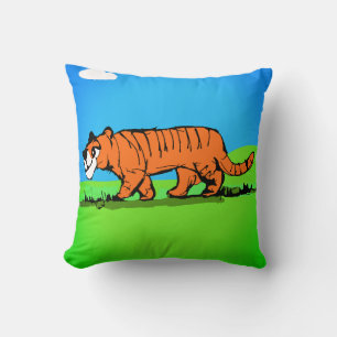 Lächelnder Tiger Kissen