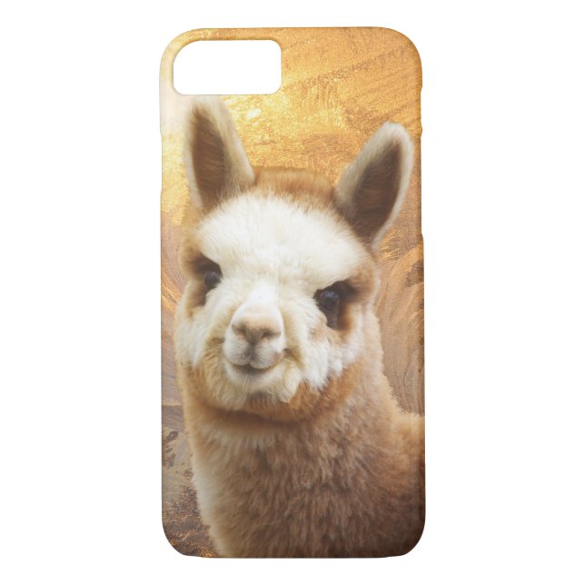 Lächelndes Alpaca iPhone 7 Fall Case-Mate iPhone Hülle (Rückseite)