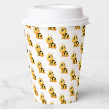 Lächelndes Bee Baby Shower Cup