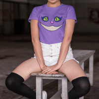 Lächelndes Cheshire Cat Face Halloween Kostüm