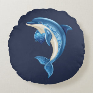 Lächelndes Dolphin Kissen
