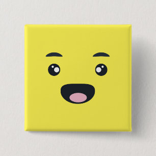 Lächelndes Emoji Button