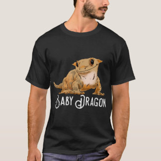 Lächelndes Gecko, Zeichnend Niedliche Crestie, Dra T-Shirt