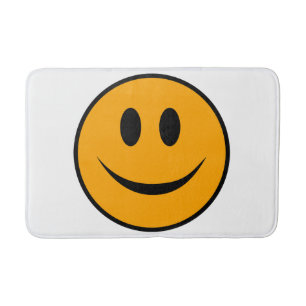 Lächelndes Gesicht Emoji Badematte