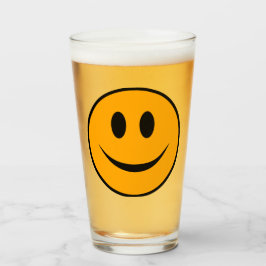 Lächelndes Gesicht Emoji Glas