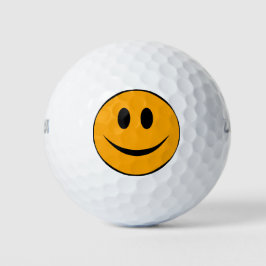Lächelndes Gesicht Emoji Golfball