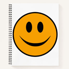 Lächelndes Gesicht Emoji Notizbuch