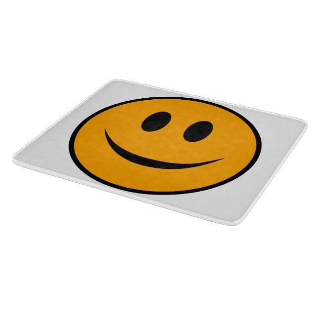 Lächelndes Gesicht Emoji Schneidebrett (Ecke)