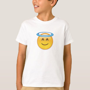 Lächelndes Gesicht mit Halo Emoji T-Shirt