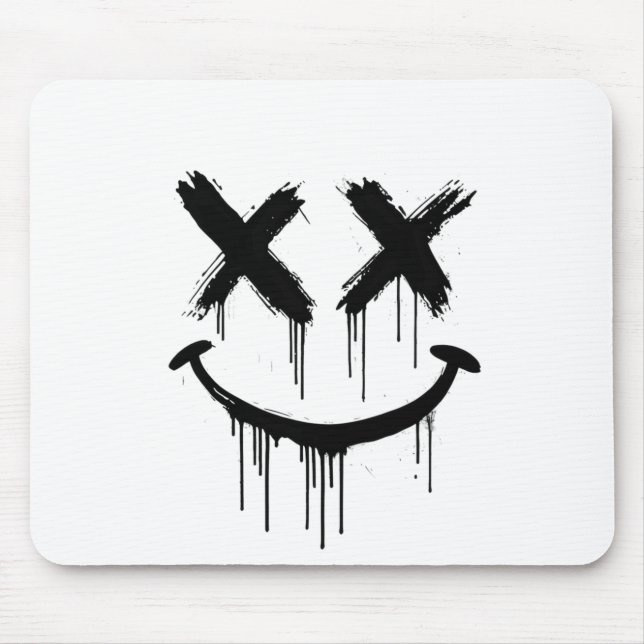 Lächelndes Gesicht. Mousepad (Vorne)