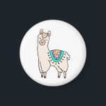 Lächelndes glückliches Alpaka-Cartoon zeichnend Ti Magnet<br><div class="desc">Llamas sind in diesen Tagen, und dieses niedlich lächelnde Lama wird bald Ihr Herz gewinnen!</div>