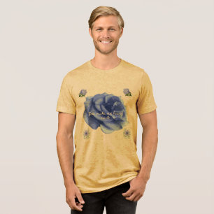 Lächelndes Herz gelb Tri-Blend Shirt
