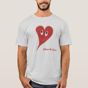 Lächelndes Herz Valentine T-Shirt