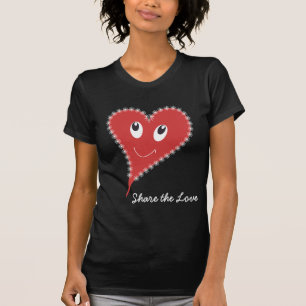 Lächelndes Herz Valentine T-Shirt