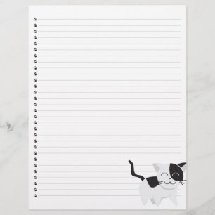 Lächelndes Kätzchen Pet Letterhead