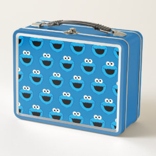 Lächelndes Krümelmonster-Muster Metall Lunch Box