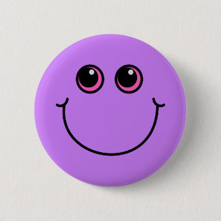 Lächelndes lila Emoji stellen gegenüber Button