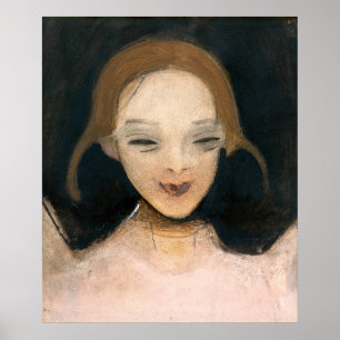 Lächelndes Mädchen, Helene Schjerfbeck  Poster
