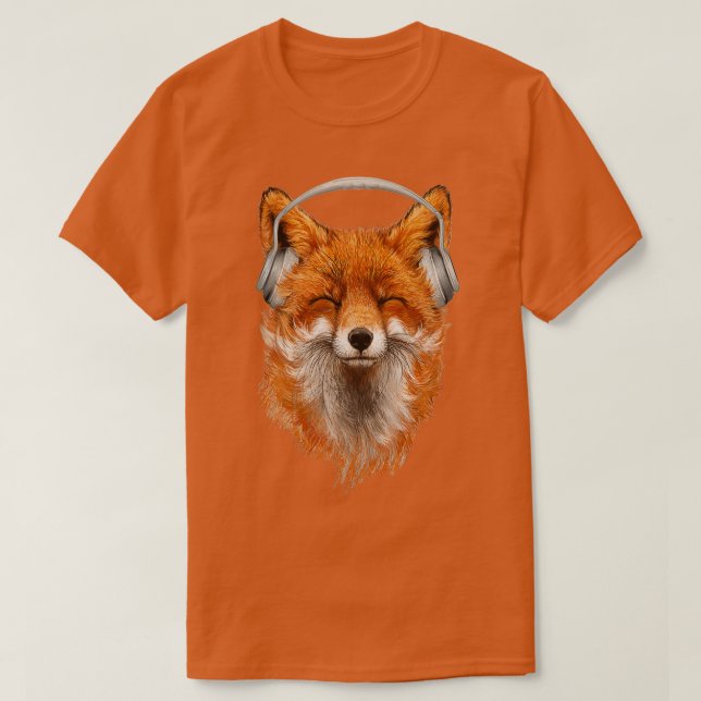 Lächelndes Musical Fox Classic TShirt (Design vorne)