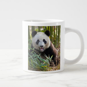 Lächelndes Panda-Porträt Jumbo-Tasse