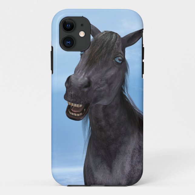 Lächelndes Pferd Case-Mate iPhone Hülle (Rückseite)