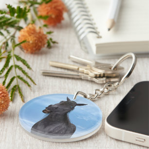 Lächelndes Pferd Schlüsselanhänger