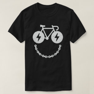 Lächelndes Radrennen Funny Cyclist Geschenk T-Shirt