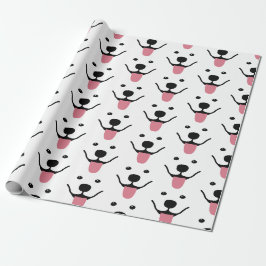 Lächelndes Samoyed Wrapping Paper Geschenkpapier