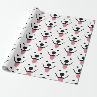 Lächelndes Samoyed Wrapping Paper Geschenkpapier