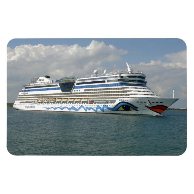 Lächelndes Schiff Magnet (Horizontal)