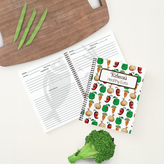 Lächelndes Veggies Rezept Buch (Von Creator hochgeladen)