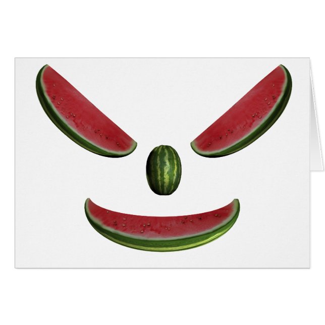 Lächelndes Watermelon-Gesicht (Vorderseite (Horizontal))