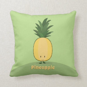 Lächelndes Wurfs-Kissen der Ananas-  Kissen