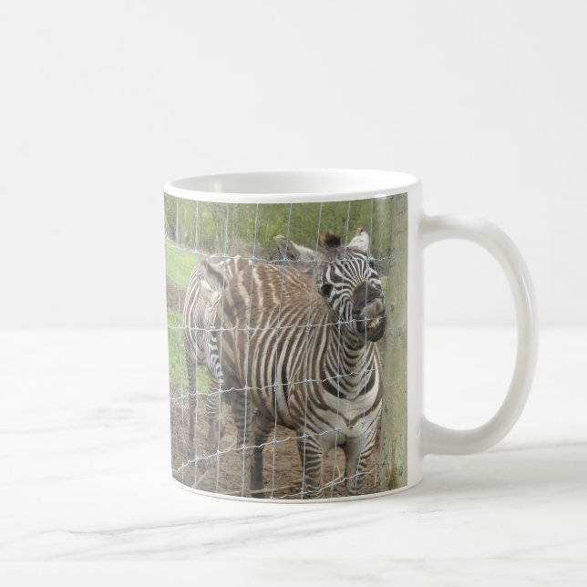 Lächelndes Zebra Kaffeetasse (Rechts)