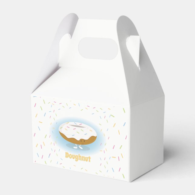 Lächelnuss mit Sprinklen | Favor Box Geschenkschachtel (Vorderseite)