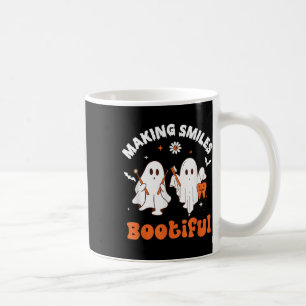 Lächelt Bootiful Funny Ghost Dentist Halloween Den Kaffeetasse