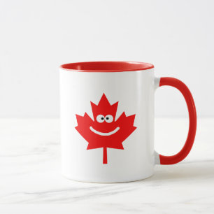 Lächelt kanadischer Ahornleaf Eh? Mug Tasse