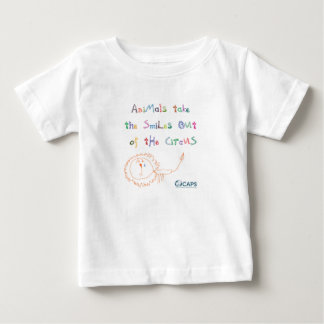 "Lächelt" Zirkus-Kampagnen-Kleinkind-T - Shirt