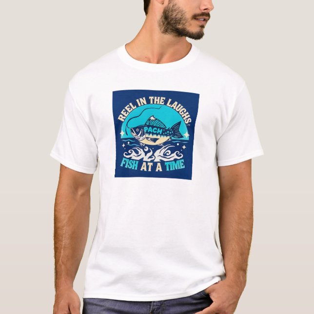 Lachen an der Angel T-Shirt (Vorderseite)