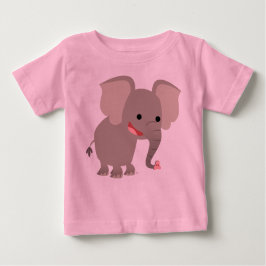 Lachen Cartoon Elephant Baby T - Shirt