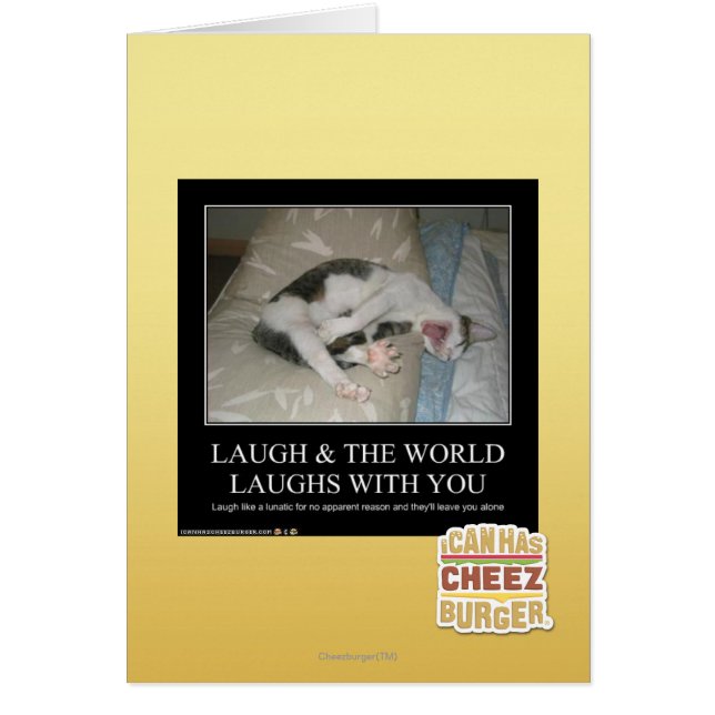 Lachen & die Welt lacht mit dir (Vorne)