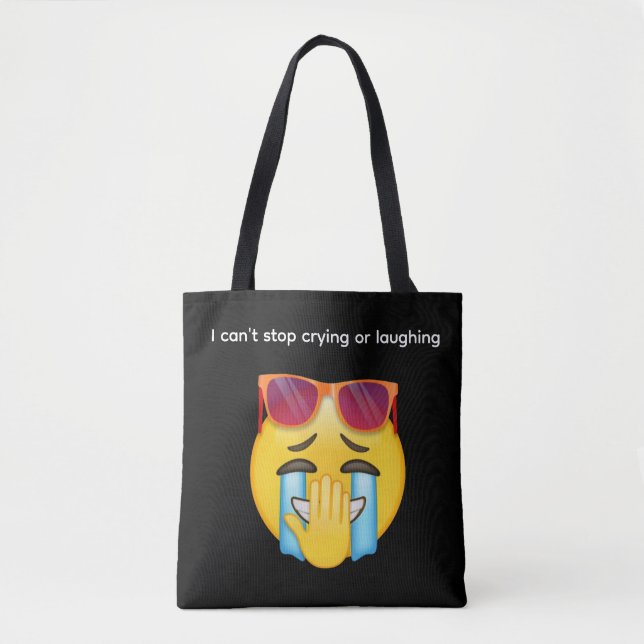 Lachen durch Tränen Tasche (Vorderseite)