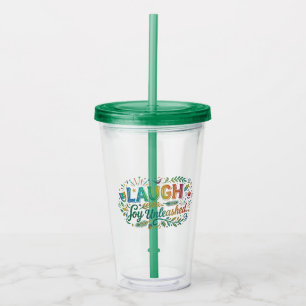 Lachen Freude Unbeschwert Acryltrinkbecher
