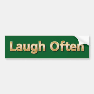 Lachen häufig autoaufkleber