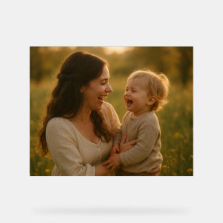 Lachen in Bloom - Eine Springtime-Anleihe Acrylschild