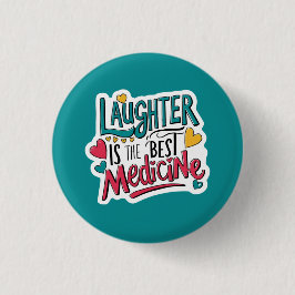Lachen ist die beste Medizin-Taste Button