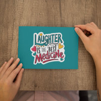 Lachen ist die beste Personalisierte Karte für Arz
