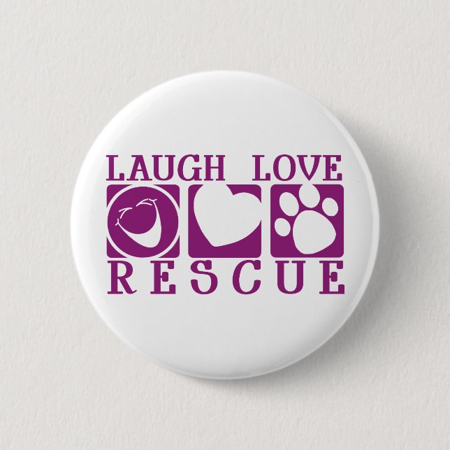 Lachen-Liebe-Rettung Button (Vorderseite)