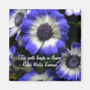 Lachen mit Blumen-Magneten Magnet